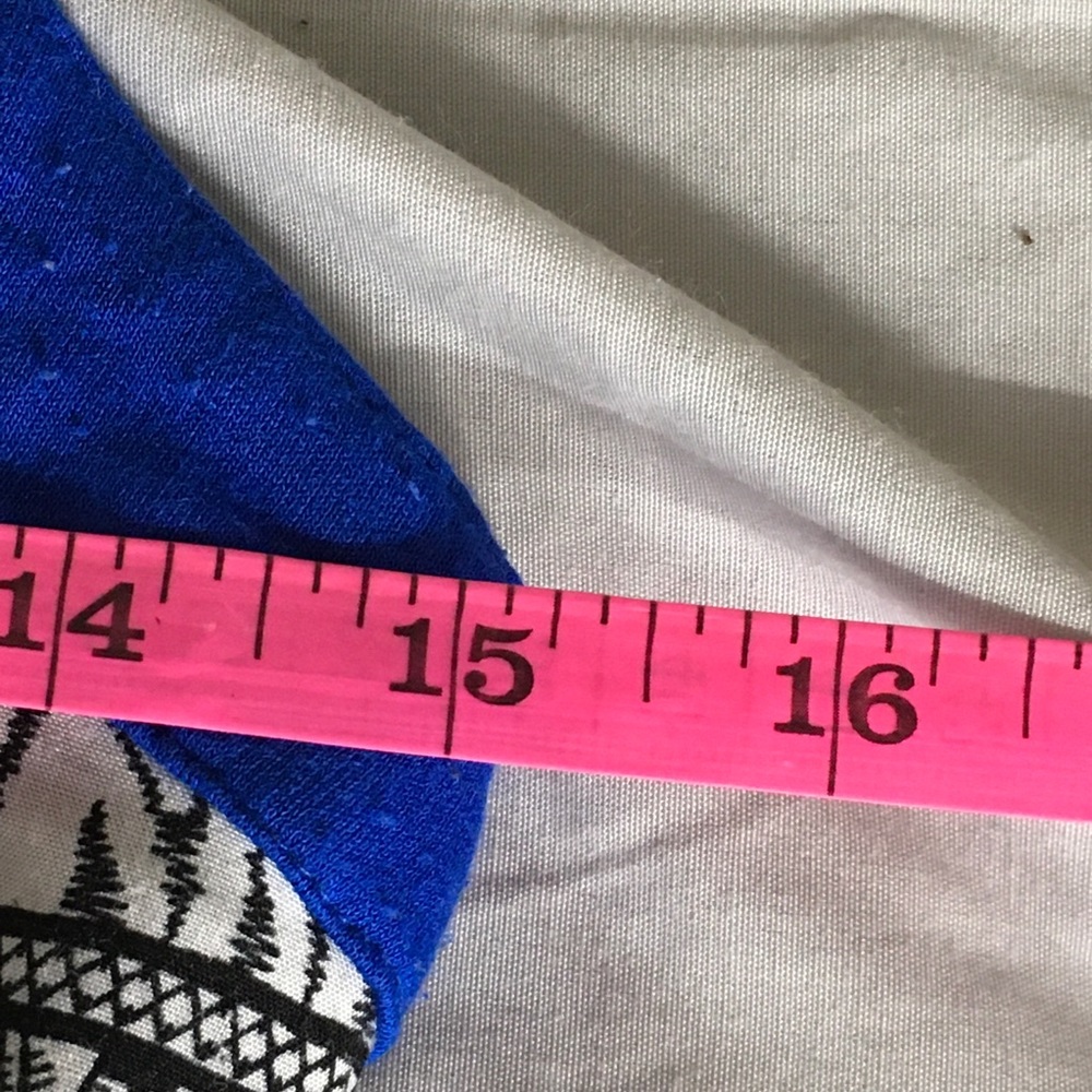 Bebe Blue Boho Tribal Southwestern Jumpsui… - Picture 9 of 9